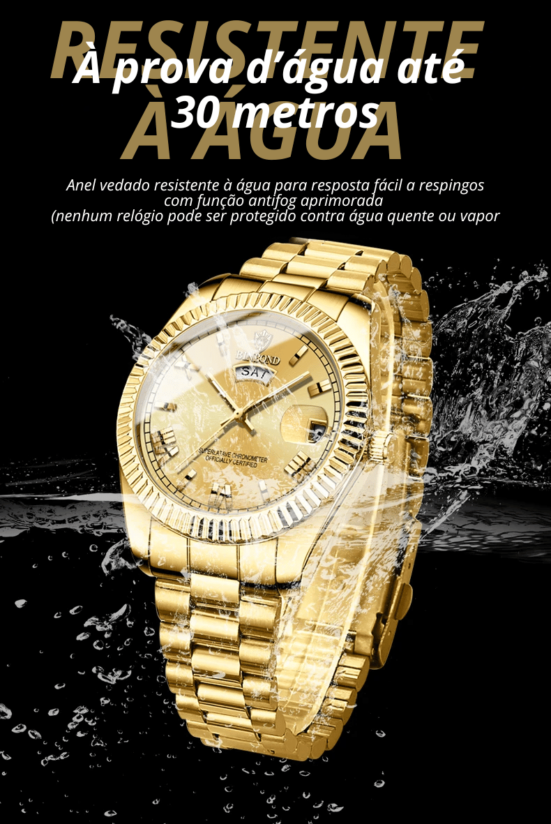 Relógio Magnus® Quartzo Clássico